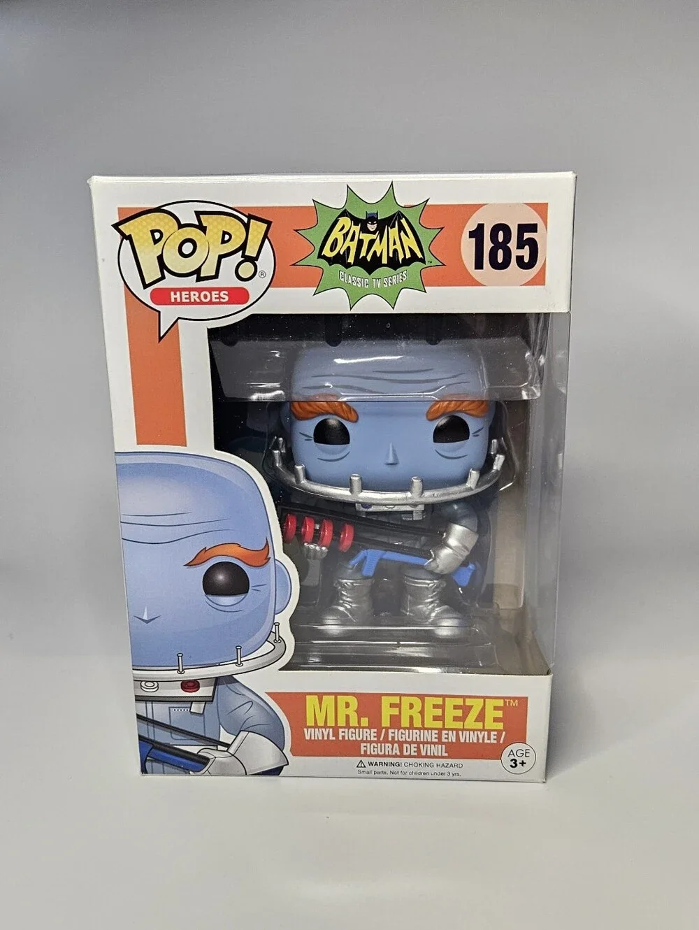 Funko Pop! DC Heroes Mr. Freeze Batman Classic TV '66 Series #185 Vinyl Figure